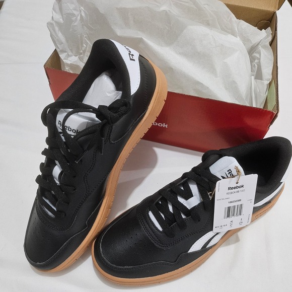 Reebok Other - Reebok BB 1000 Unisex Basketball Sneakers Black White Gum Mens 9 W 10.5 NWT